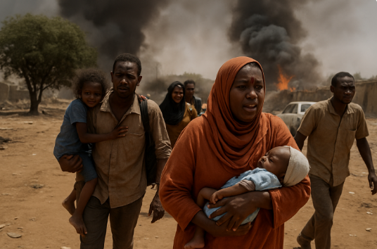 I Saw Them Driving Over Injured People” — Terrifying Escape From War in Sudan