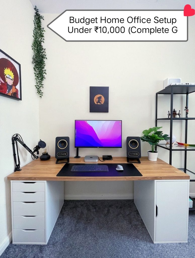 Budget Home Office Setup Under ₹10,000 (Complete Guide)