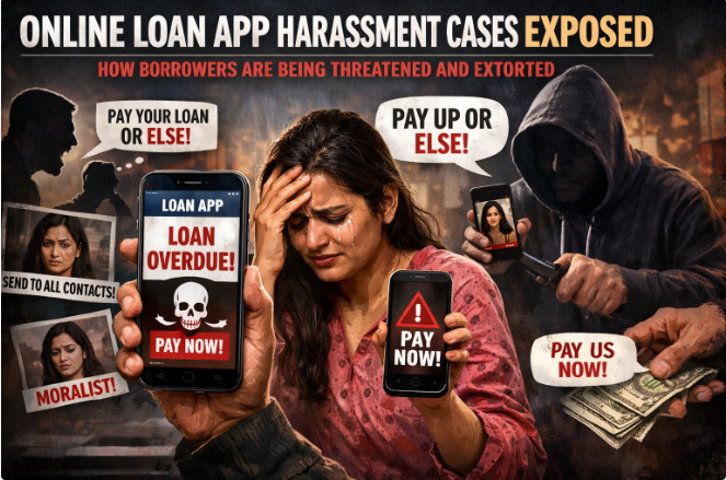 Online Loan App Harassment Cases Exposed: How Borrowers Are Being Threatened and Extorted