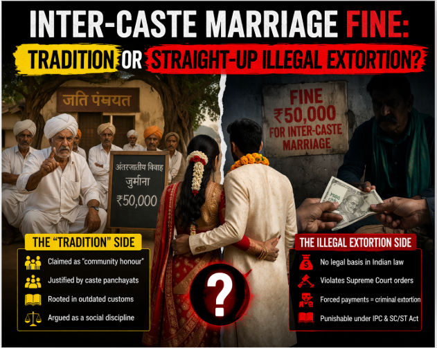 Inter-Caste Marriage Fine: Tradition or Straight-Up Illegal Extortion?