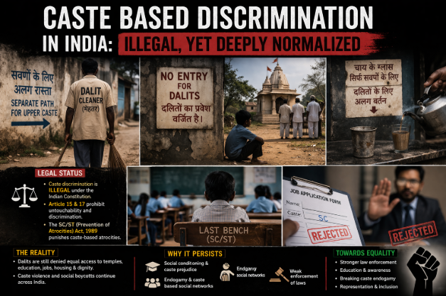 Caste Based Discrimination in India: Illegal, Yet Deeply Normalized